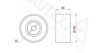 AUTEX 651651 Deflection/Guide Pulley, timing belt